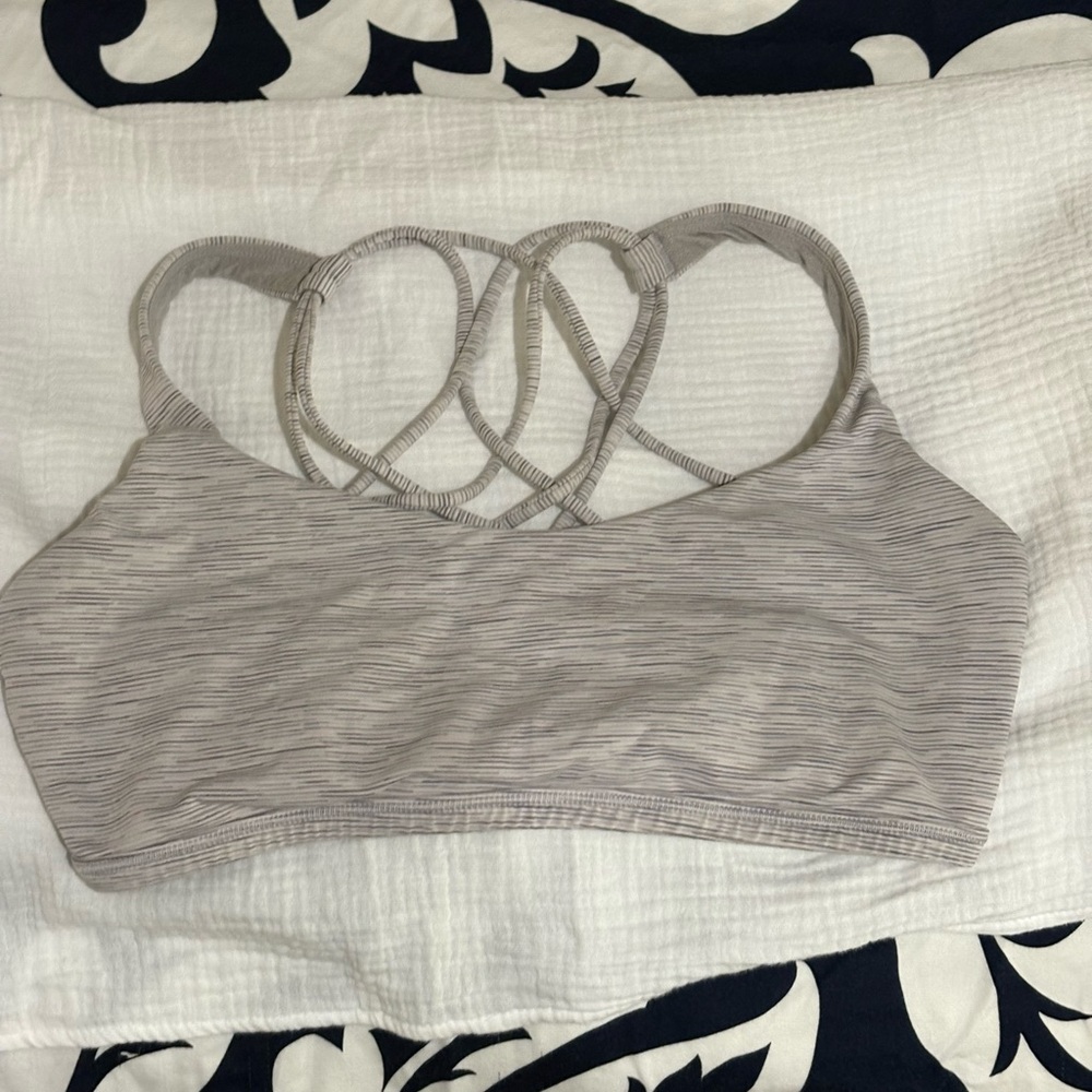 Lululemon Gray Sports Bra